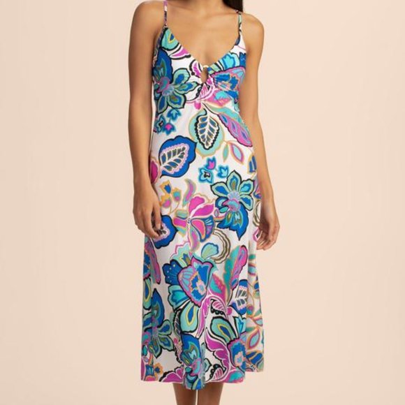 🦩Trina Turk MANDALAY  Midi DRESS 🦩1Lg left - Picture 3 of 6